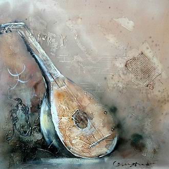 Musical Instrument oil painting